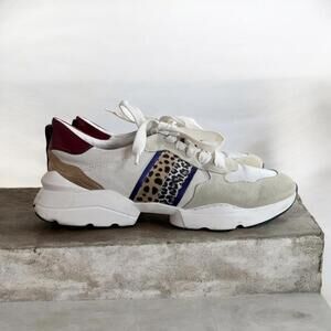 Maripe Chunky Sneakers | Animal Print AccentSize 40 US 9
